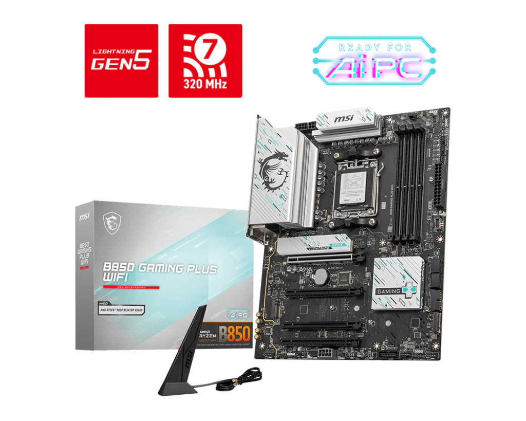 MSI B850 GAMING PLUS WIFI – Płyta ATX AM5 Wi-Fi 7 - Image 2