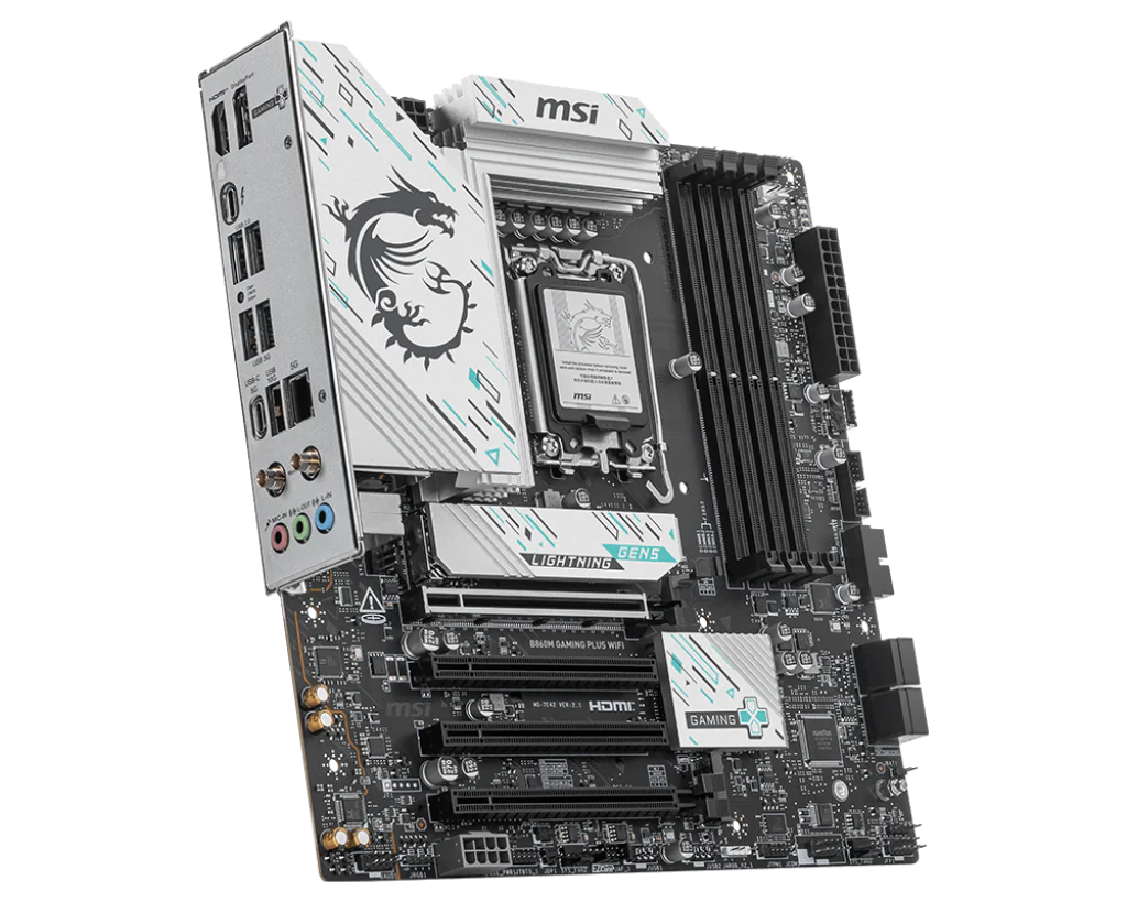MSI B860M GAMING PLUS WIFI – Płyta mATX LGA1851 Wi-Fi 7 - Image 3