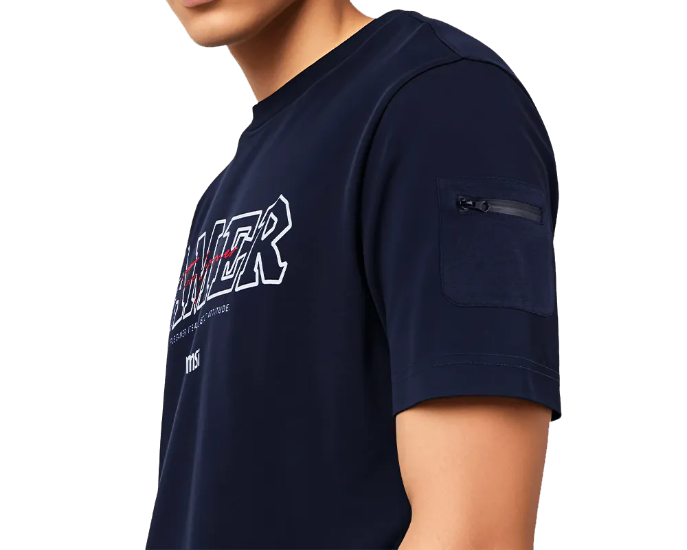 Gamer Series Cooling T-shirt Navy Blue - Rozmiar 2XL - Image 2