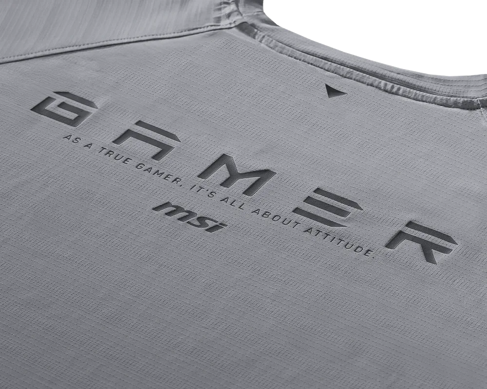 Gamer Series Wicking Raglan T-shirt Light Gray - Rozmiar XL - Image 3