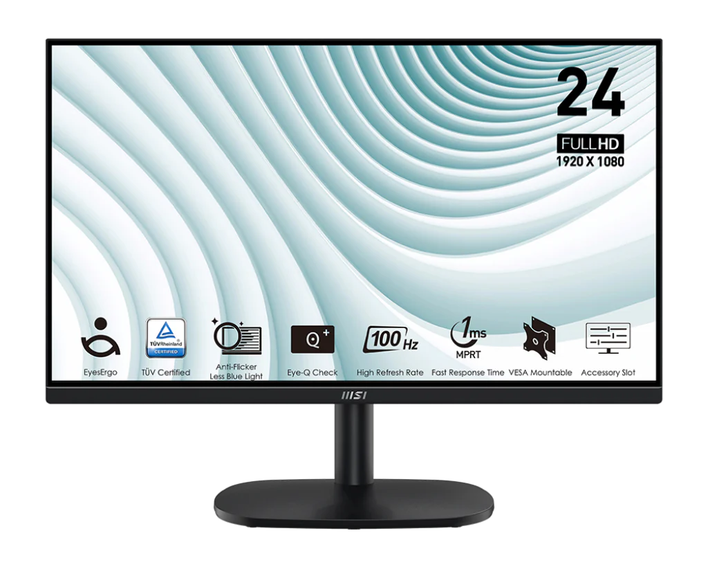 MSI PRO MP245V – 23,8″ Monitor Biznesowy FHD 100 Hz - Image 6